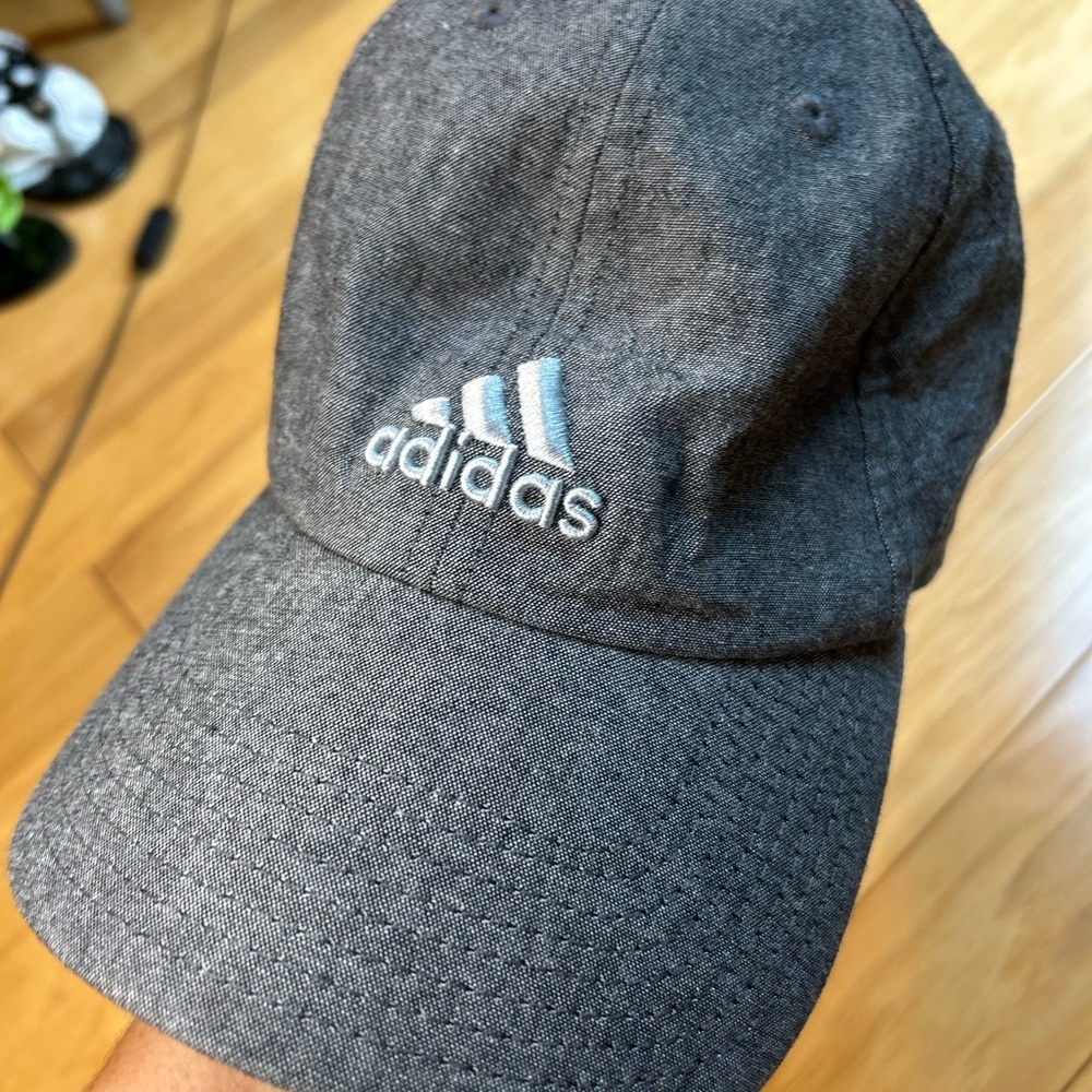 Adidas Climalite Charcoal Cotton baseball Cap with Logo for women - Picture 13 of 13